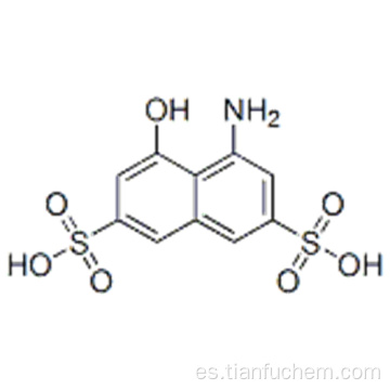 Ácido 1-amino-8-hidroxinaftaleno-3,6-disulfónico CAS 90-20-0